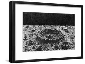 Lunar Crater-null-Framed Art Print