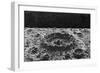 Lunar Crater-null-Framed Art Print