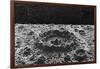 Lunar Crater-null-Framed Art Print