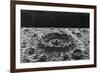 Lunar Crater-null-Framed Art Print