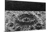 Lunar Crater-null-Mounted Art Print