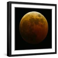 Lunar Eclipse-Harry Cabluck-Framed Premium Photographic Print