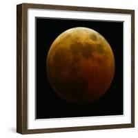 Lunar Eclipse-Harry Cabluck-Framed Photographic Print