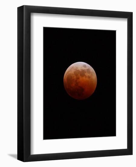 Lunar Eclipse-Alan Diaz-Framed Photographic Print