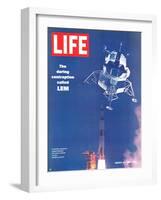 Lunar Excursion Module in Air, March 14, 1969-Ralph Morse-Framed Photographic Print