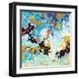 Lunar Freefall 2-Jan Weiss-Framed Art Print