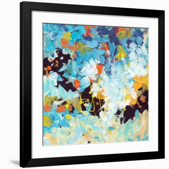 Lunar Freefall 2-Jan Weiss-Framed Art Print