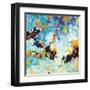 Lunar Freefall 2-Jan Weiss-Framed Art Print