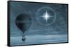 Lunar Glow in Balloon Flight-null-Framed Stretched Canvas