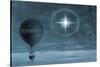 Lunar Glow in Balloon Flight-null-Stretched Canvas