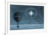 Lunar Glow in Balloon Flight-null-Framed Premium Giclee Print