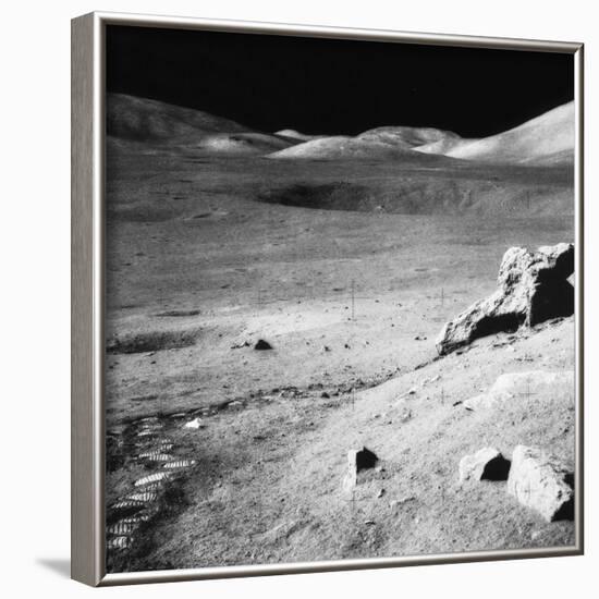 Lunar landscape, Apollo 17 Mission-Science Source-Framed Giclee Print