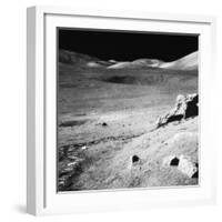 Lunar landscape, Apollo 17 Mission-Science Source-Framed Giclee Print