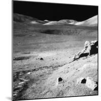 Lunar landscape, Apollo 17 Mission-Science Source-Mounted Giclee Print