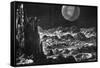 Lunar Landscape-null-Framed Stretched Canvas