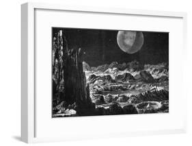 Lunar Landscape-null-Framed Art Print