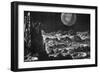 Lunar Landscape-null-Framed Art Print