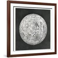 Lunar Map of 1854-Detlev Van Ravenswaay-Framed Photographic Print