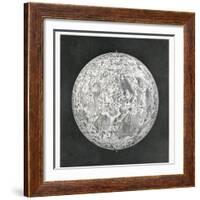 Lunar Map of 1854-Detlev Van Ravenswaay-Framed Photographic Print