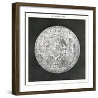 Lunar Map of 1854-Detlev Van Ravenswaay-Framed Photographic Print