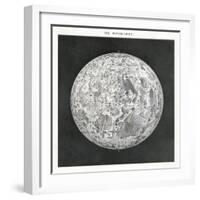 Lunar Map of 1854-Detlev Van Ravenswaay-Framed Photographic Print