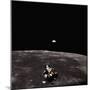 Lunar Module, Earth, and Moon-Michael Collins-Mounted Photographic Print