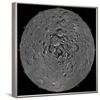 Lunar Mosaic of the North Polar Region of the Moon-Stocktrek Images-Framed Photographic Print