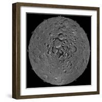 Lunar Mosaic of the North Polar Region of the Moon-Stocktrek Images-Framed Photographic Print