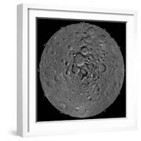 Lunar Mosaic of the North Polar Region of the Moon-Stocktrek Images-Framed Photographic Print