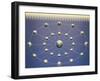 Lunar Phases Diagram-null-Framed Giclee Print