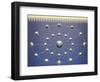 Lunar Phases Diagram-null-Framed Giclee Print