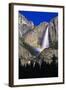 Lunar Rainbow From Upper Yosemite Falls Yosemite Valley, California-Joe Azure-Framed Photographic Print