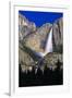 Lunar Rainbow From Upper Yosemite Falls Yosemite Valley, California-Joe Azure-Framed Photographic Print