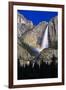 Lunar Rainbow From Upper Yosemite Falls Yosemite Valley, California-Joe Azure-Framed Photographic Print