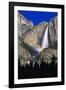 Lunar Rainbow From Upper Yosemite Falls Yosemite Valley, California-Joe Azure-Framed Photographic Print