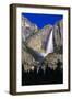 Lunar Rainbow From Upper Yosemite Falls Yosemite Valley, California-Joe Azure-Framed Photographic Print