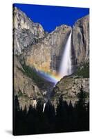 Lunar Rainbow From Upper Yosemite Falls Yosemite Valley, California-Joe Azure-Stretched Canvas