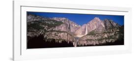 Lunar Rainbow over the Upper and Lower Yosemite Falls, Yosemite National Park, California, USA-null-Framed Photographic Print