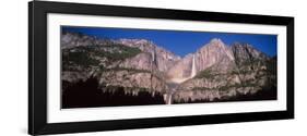 Lunar Rainbow over the Upper and Lower Yosemite Falls, Yosemite National Park, California, USA-null-Framed Photographic Print