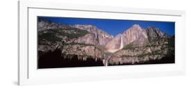 Lunar Rainbow over the Upper and Lower Yosemite Falls, Yosemite National Park, California, USA-null-Framed Photographic Print