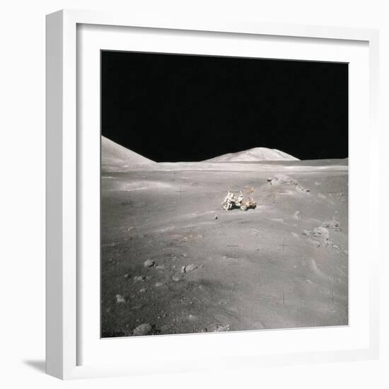 Lunar Rover and Harrison Schmitt, Apollo 17, 1972-Science Source-Framed Giclee Print