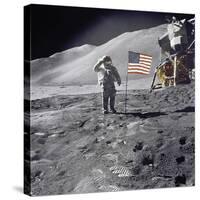 Lunar Salute-null-Stretched Canvas