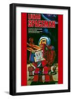 Lunar Spaceman-null-Framed Art Print