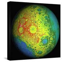 Lunar Topography Globe-Stocktrek Images-Stretched Canvas