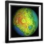 Lunar Topography Globe-Stocktrek Images-Framed Photographic Print