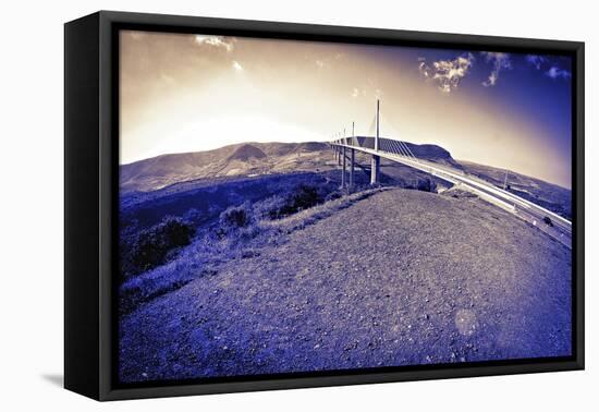 Lunar Viaduct-Sebastien Lory-Framed Stretched Canvas