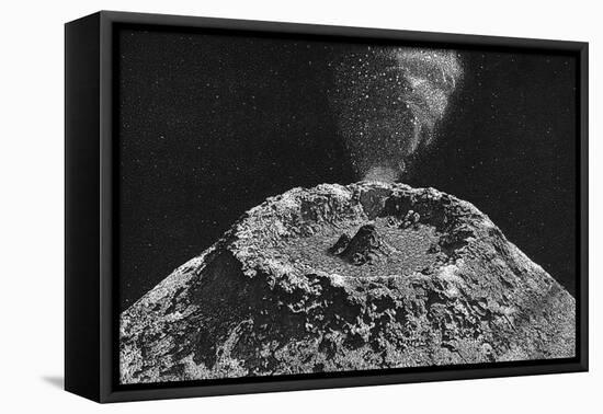 Lunar Volcano-null-Framed Stretched Canvas