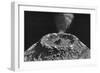 Lunar Volcano-null-Framed Art Print