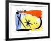 Lunarscape, c.1953-Alexander Calder-Framed Serigraph