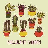Succulents Garden-LunaSolvo-Art Print